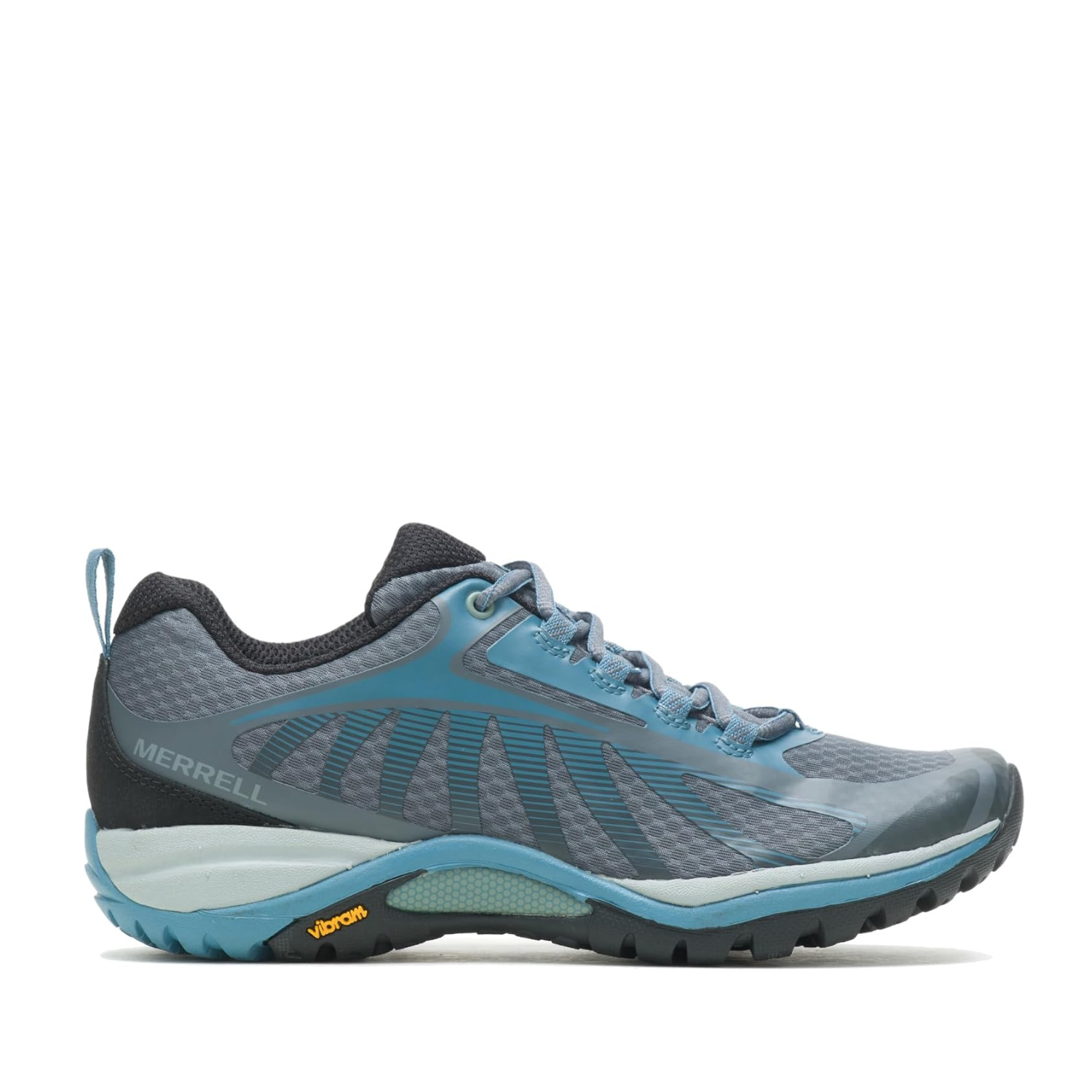 Merrell Women's Siren Edge 3 Hiking Shoe - Rock/Bluestone - Vibram TC5+ Outsole, Air Cushion Heel