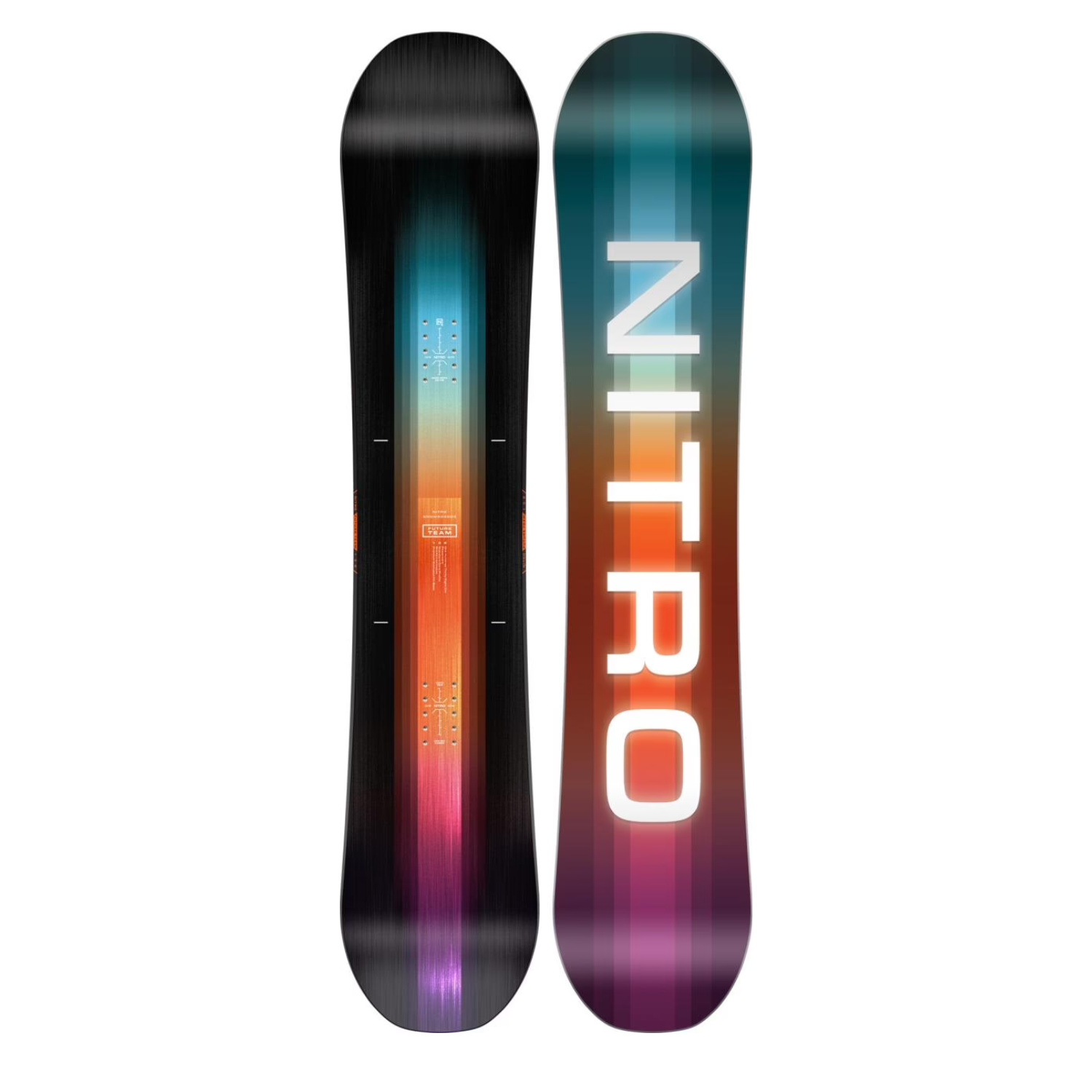 Nitro Team Snowboard - All-Mountain Directional Twin, Powerlite Core, Sintered Base