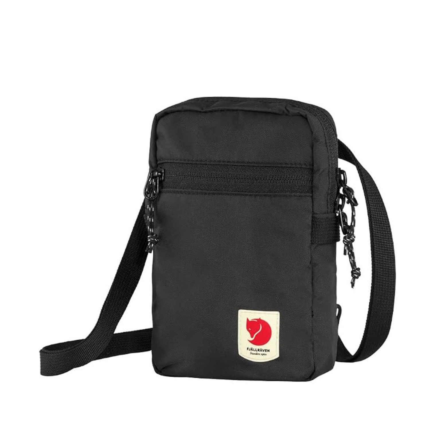 Fjällräven High Coast Pocket Crossbody Bag - Black - Water-Resistant, Recycled Polyamide, Compact Everyday Carry