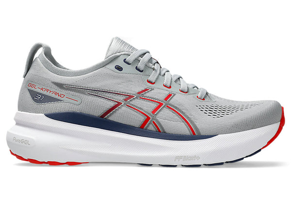 Men Gel-Kayano 31 Piedmont Grey/Fiery Red