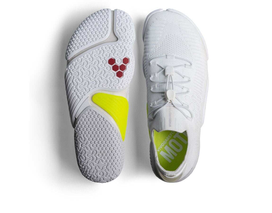 Vivobarefoot Mens Motus Flex, Bright White