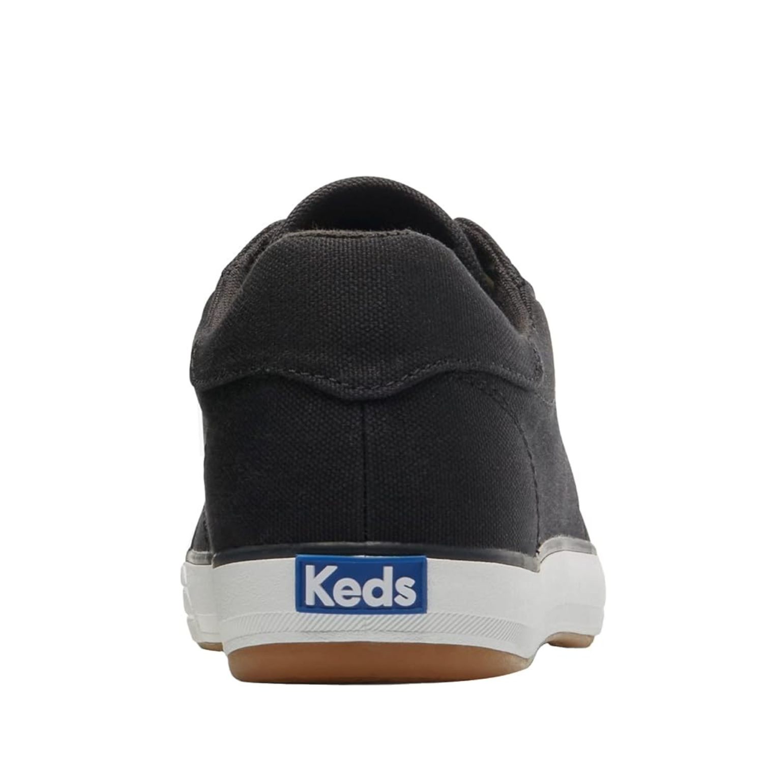 Keds Women's Center III Canvas Sneaker - Black - Lace-Up, Softerra Footbed, Court Style