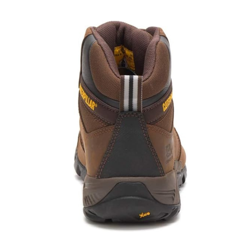 CAT Footwear Men's Argon Hi 6" Waterproof Composite Toe Work Boot - Dark Brown - SRX Outsole