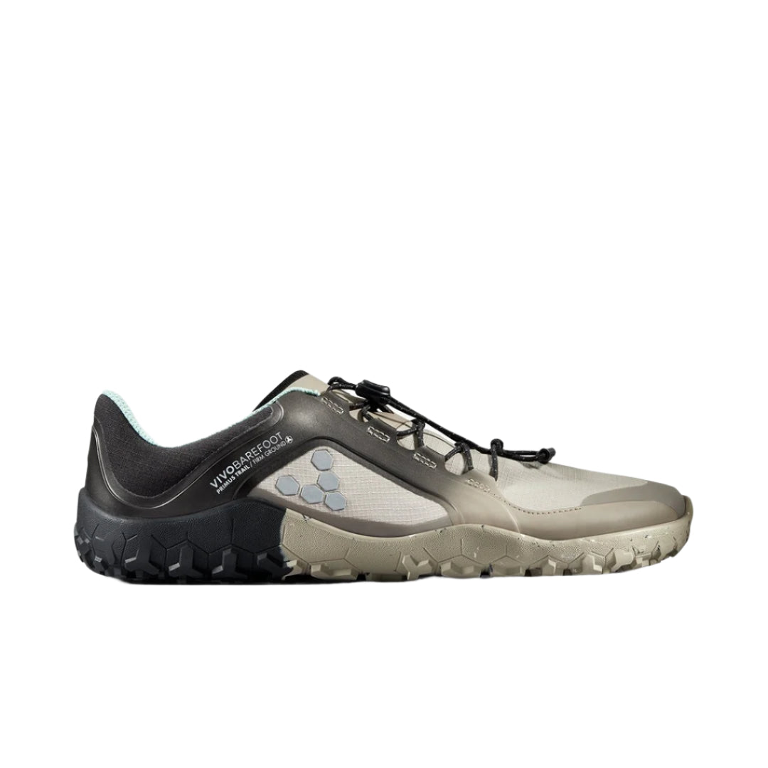 Vivobarefoot Womens Primus Trail III All Weather Fg, Pebble
