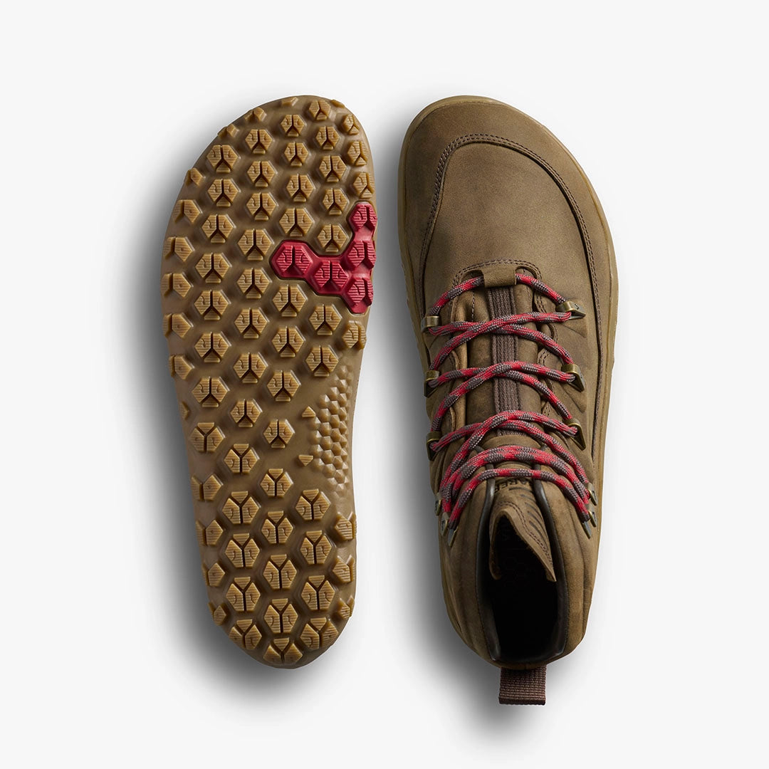 Vivobarefoot Mens Tracker Leather, Bracken