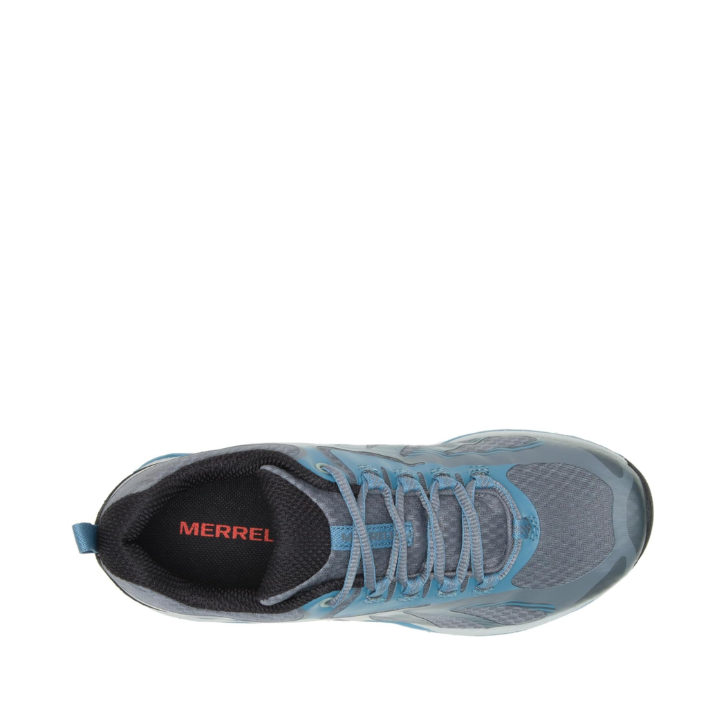 Merrell Women's Siren Edge 3 Hiking Shoe - Rock/Bluestone - Vibram TC5+ Outsole, Air Cushion Heel