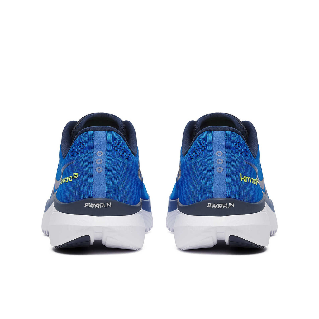 Saucony Men's Kinvara 15 Running Shoe - Skydiver/Navy - Lightweight PWRRUN Cushioning, 4mm Drop