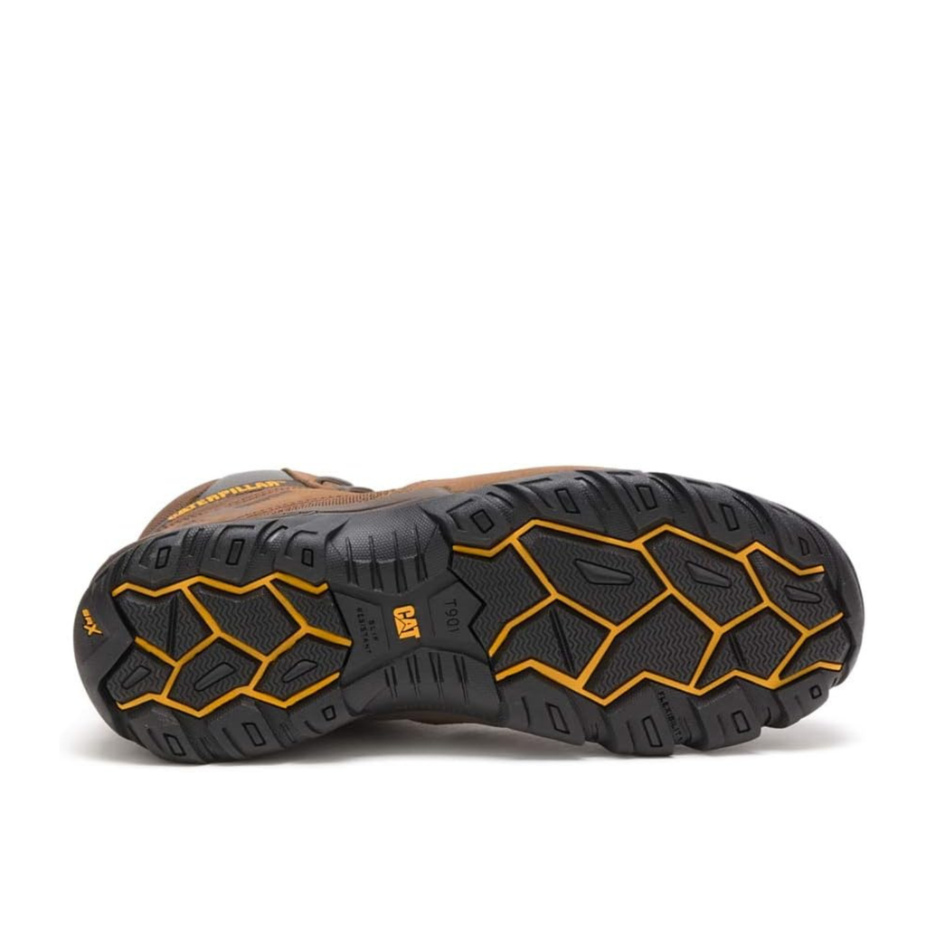 CAT Footwear Men's Argon Hi 6" Waterproof Composite Toe Work Boot - Dark Brown - SRX Outsole