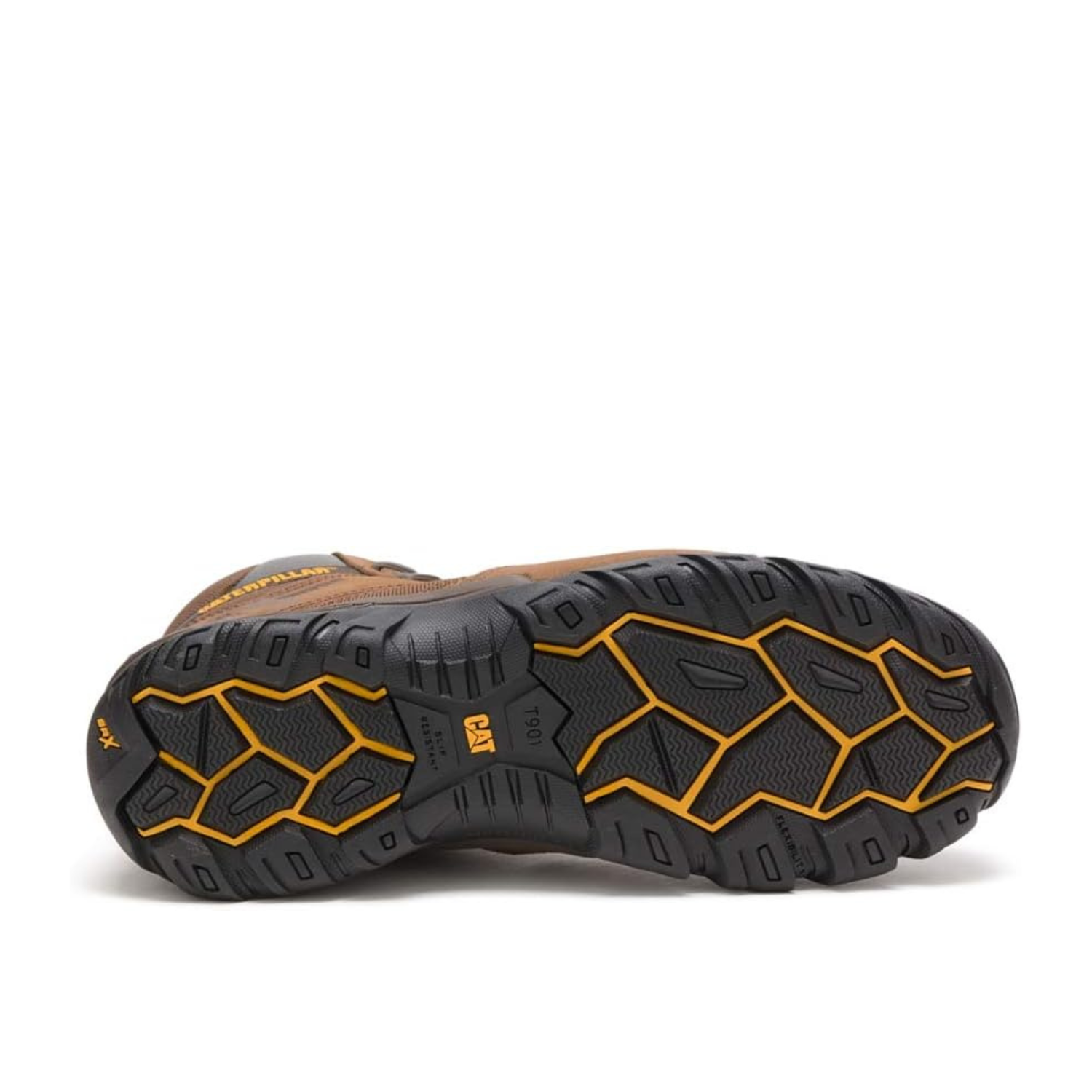 CAT Footwear Men's Argon Hi 6" Waterproof Composite Toe Work Boot - Dark Brown - SRX Outsole