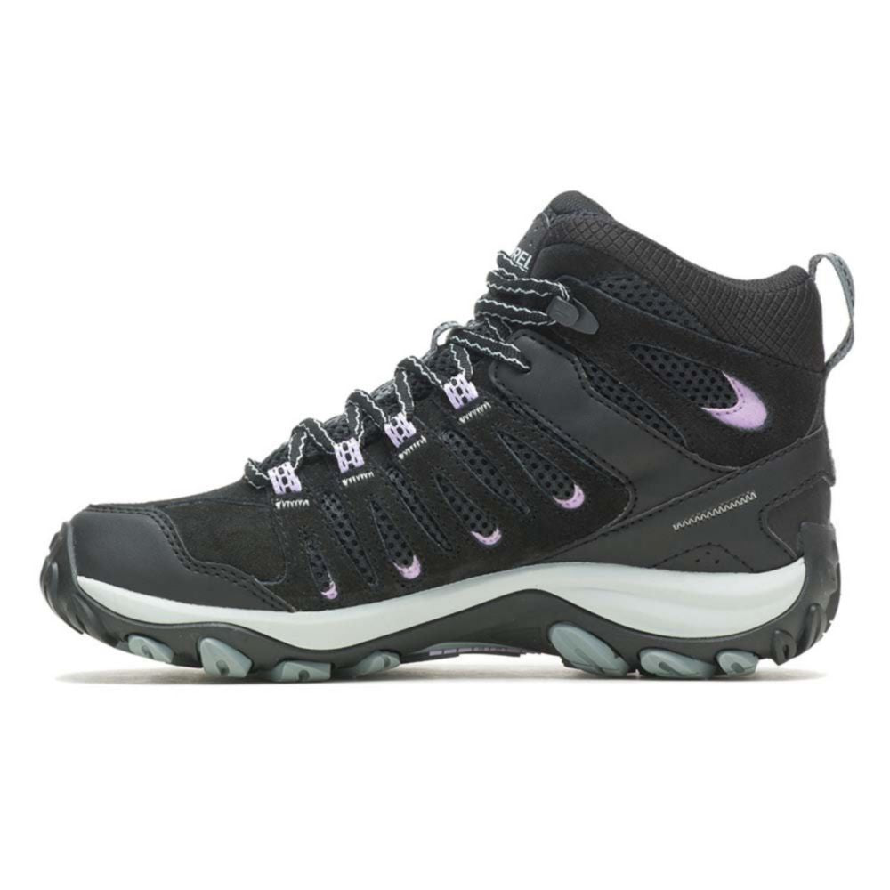 Merrell Womens Hiking Crosslander 3 Mid Waterproof Black/Orchid