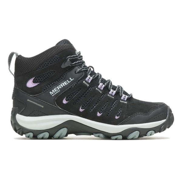 Womens Hiking Crosslander 3 Mid Waterproof Black/Orchid