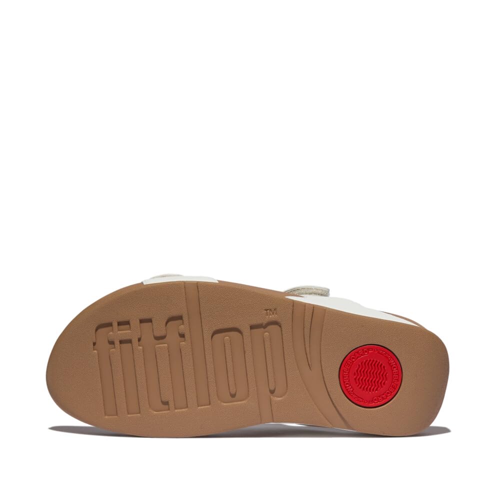 Fitflop Lulu Leather Adjustable Slides Women's Slip On Sandal