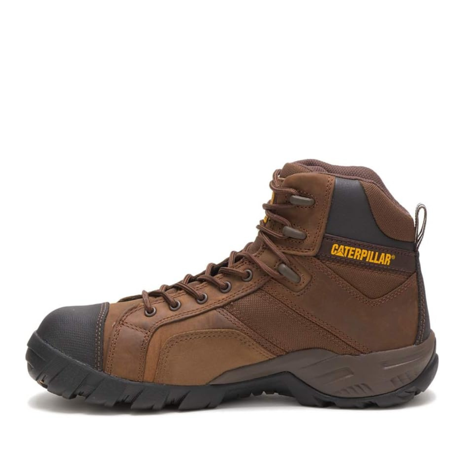 CAT Footwear Men's Argon Hi 6" Waterproof Composite Toe Work Boot - Dark Brown - SRX Outsole