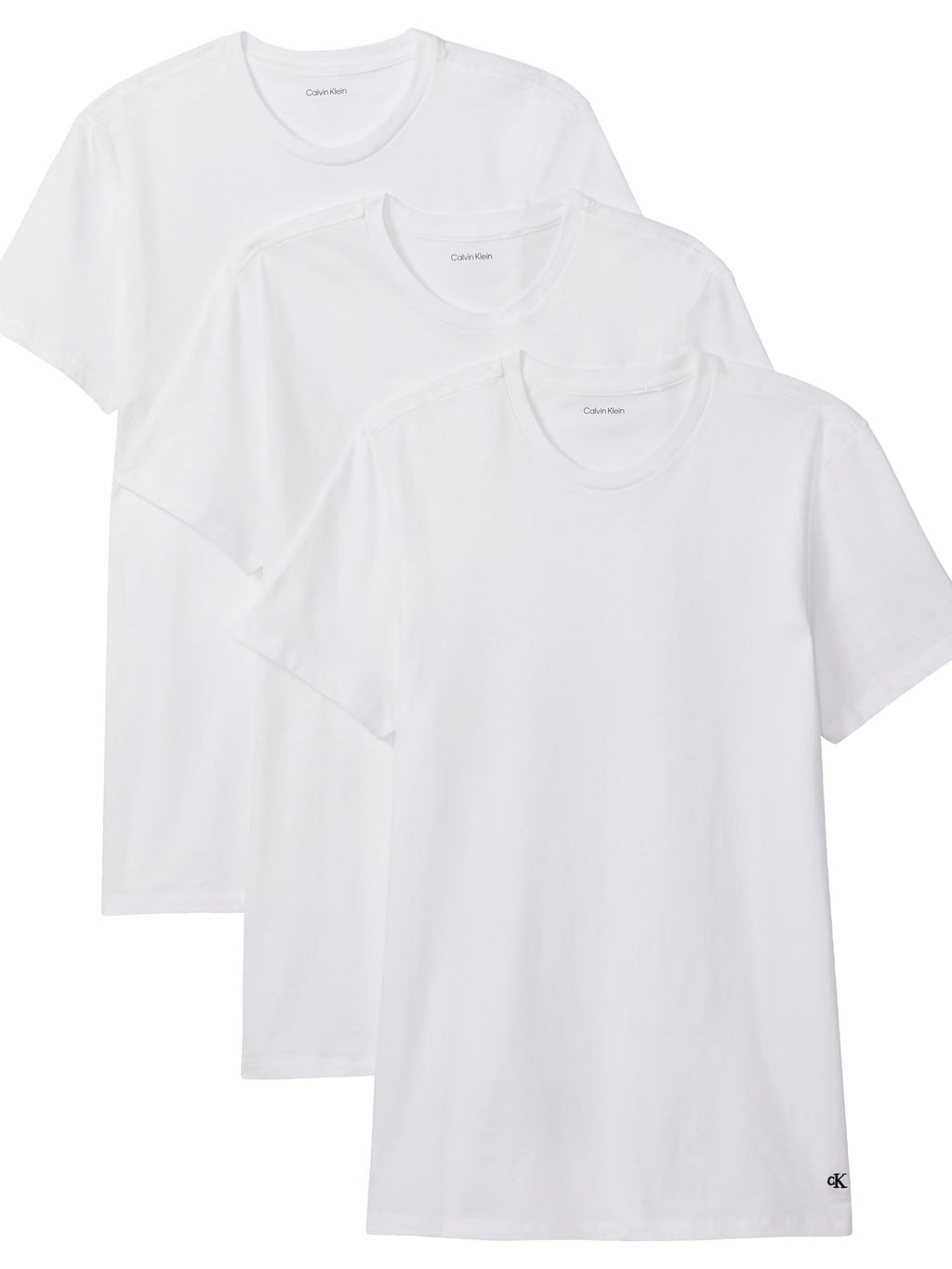 Calvin Klein Men's Short Sleeve Crew Neck 3-Pack