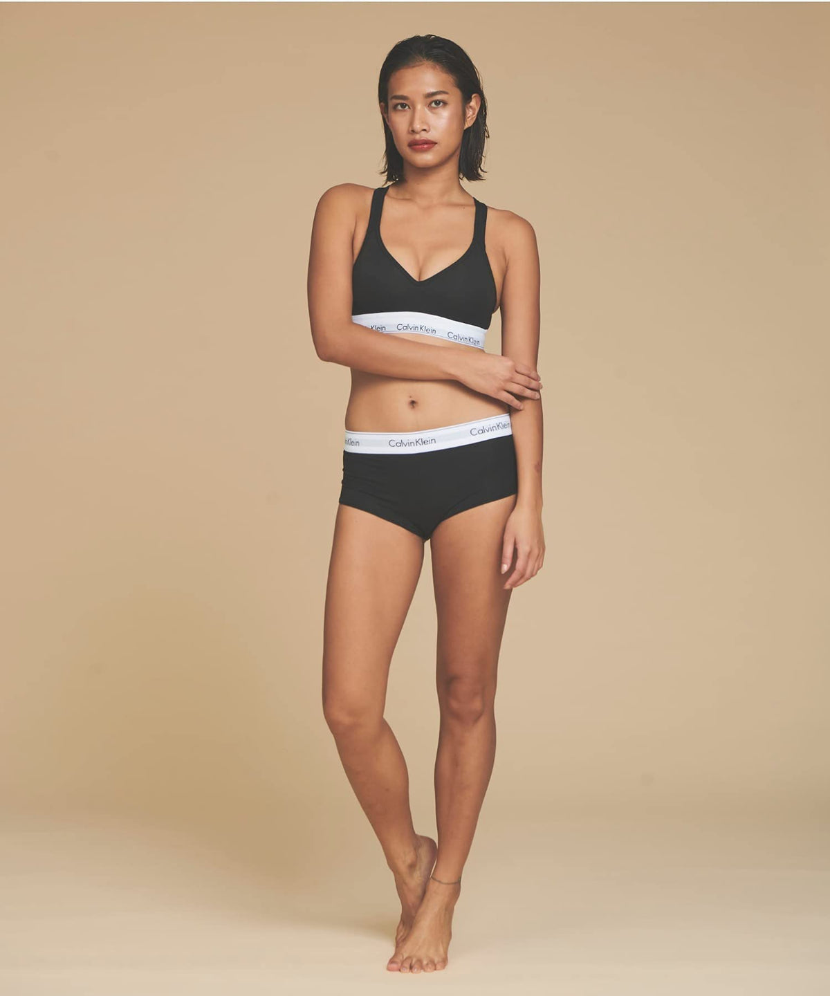 Calvin Klein Women's Cotton Boyshort Panty