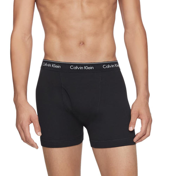 Mens Cotton Classics 3-pack Boxer Brief, 3 Black