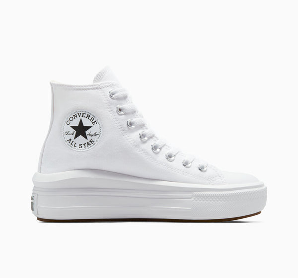 Womens Chuck Taylor All Star Move Platform, White/Natural Ivory/Black