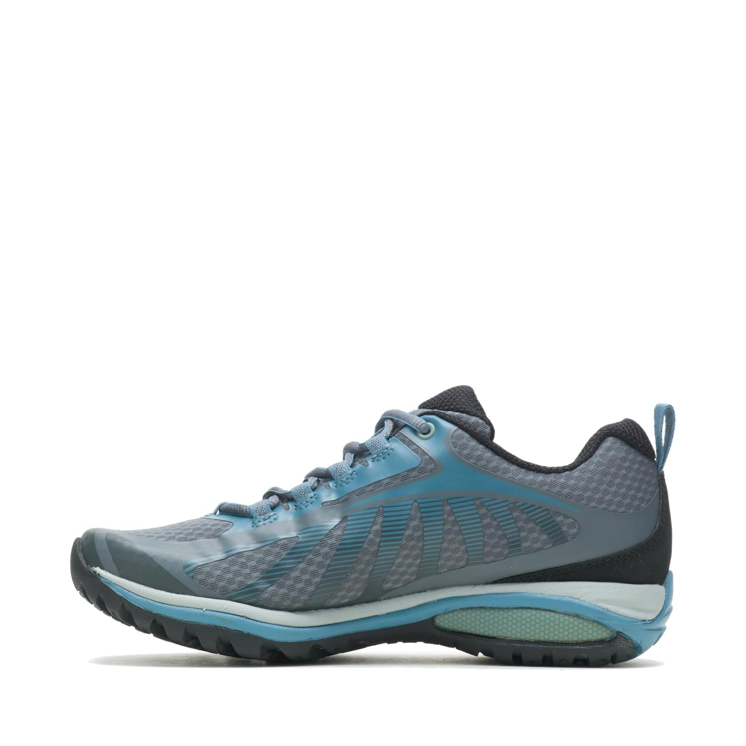 Merrell Women's Siren Edge 3 Hiking Shoe - Rock/Bluestone - Vibram TC5+ Outsole, Air Cushion Heel
