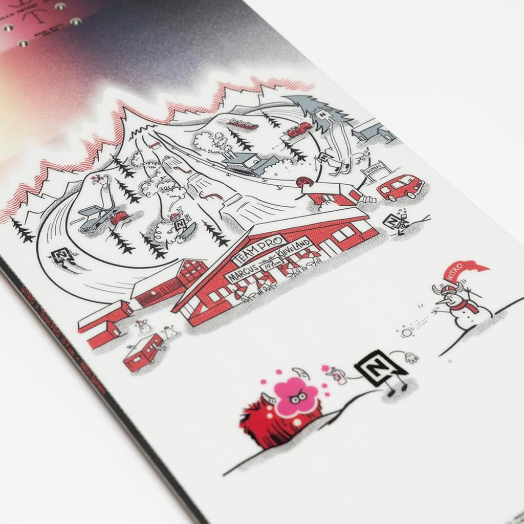 Nitro Team Pro Marcus Kleveland Snowboard Freestyle Pro Model, Diamond Band, Sintered Speed Formula II