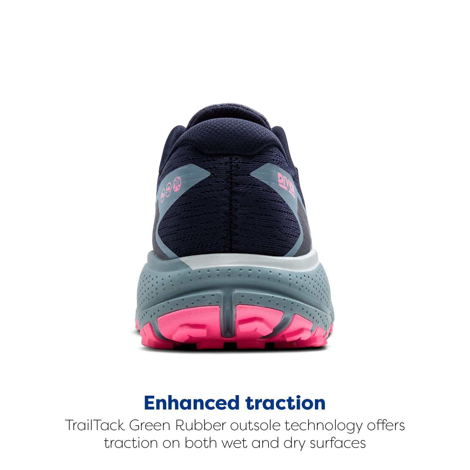 Brooks Women’s Divide 5 Trail Running Shoe - Peacoat/Black/Pink