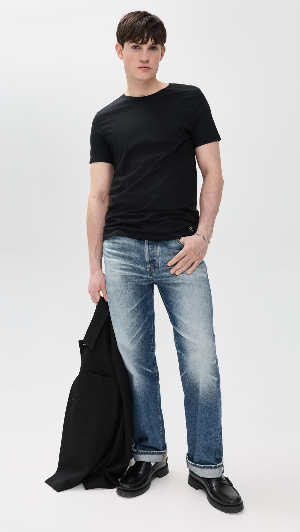 Calvin Klein Men's Short Sleeve Crew Neck 3-Pack