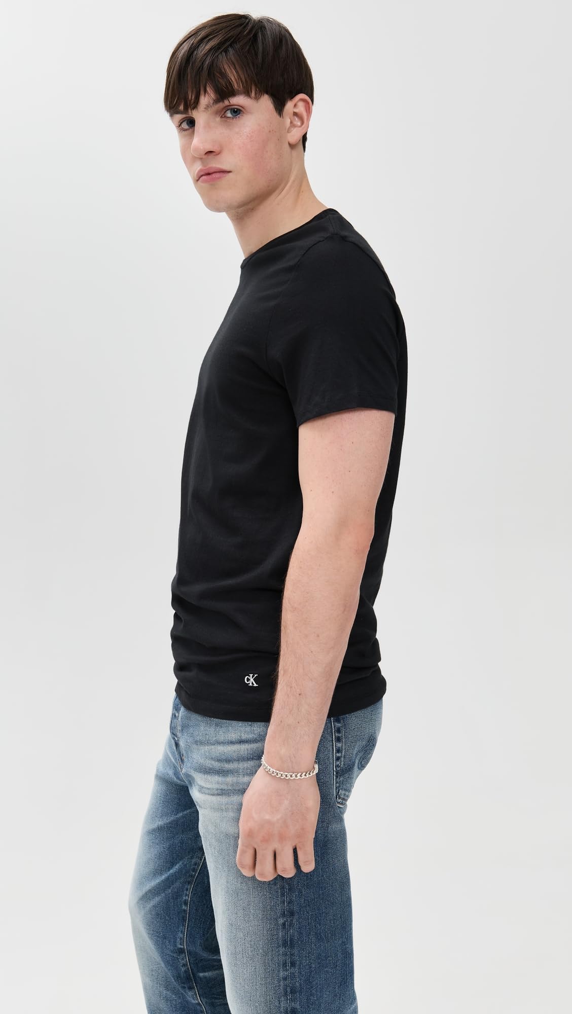 Calvin Klein Men's Short Sleeve Crew Neck 3-Pack