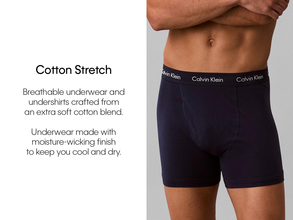 Calvin Klein Men's Low Rise Trunk 3-Pack (NB4389)
