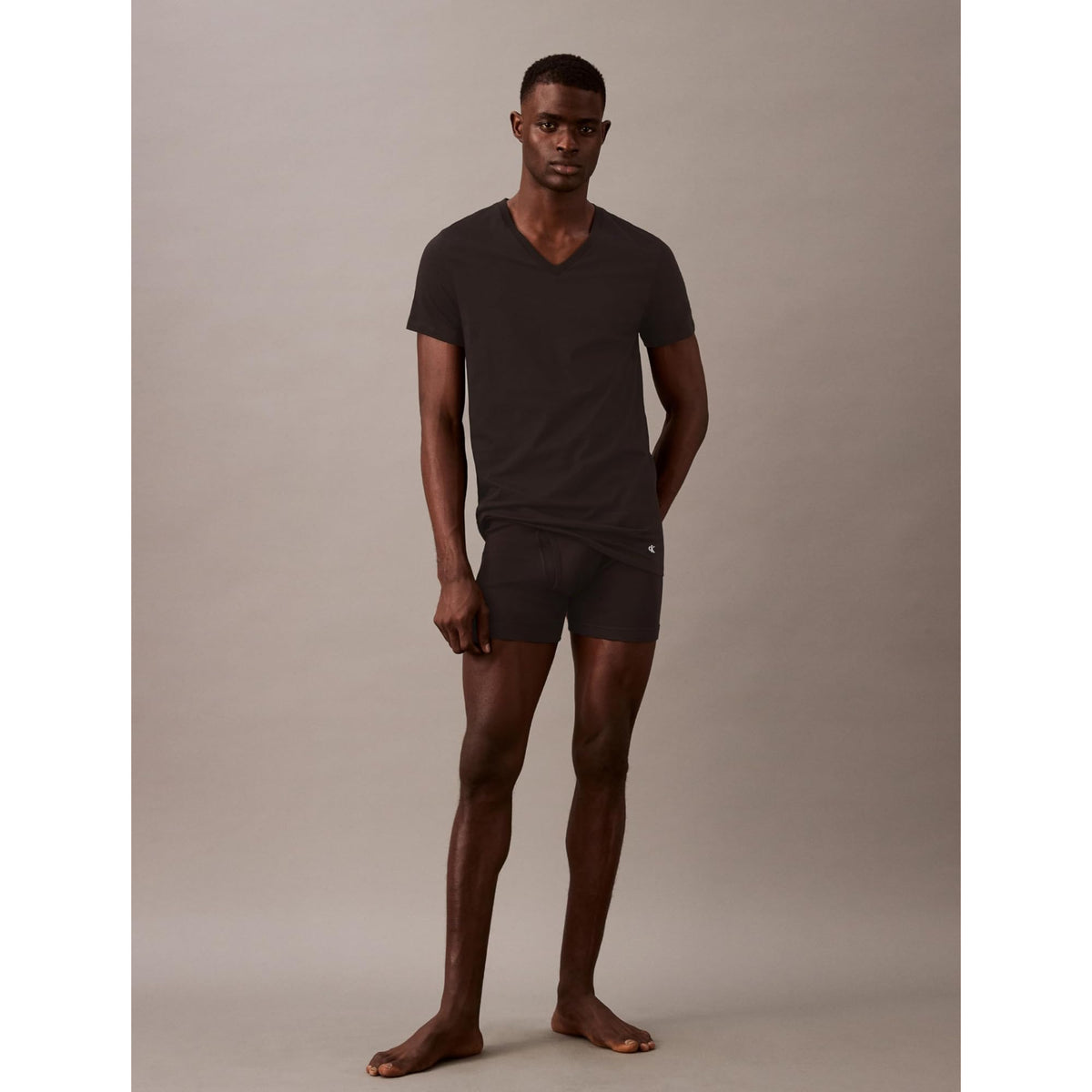 Calvin Klein Men's Short Sleeve V-Neck 3-Pack