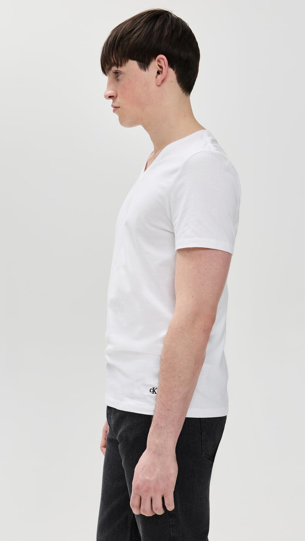 Calvin Klein Men's Short Sleeve V-Neck 3-Pack