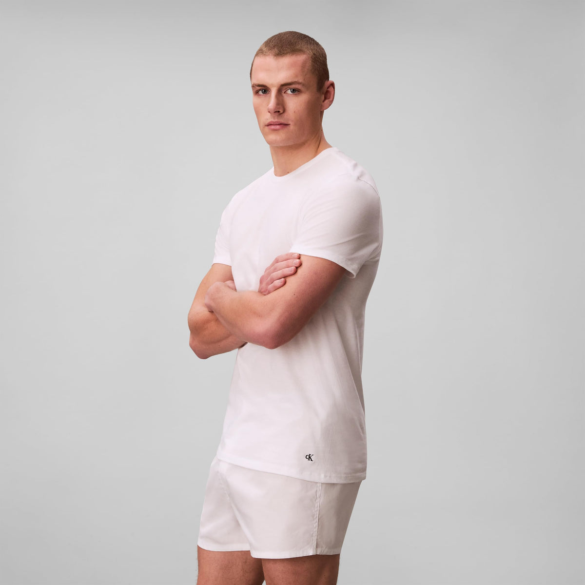 Calvin Klein Men's Short Sleeve Crew Neck 3-Pack