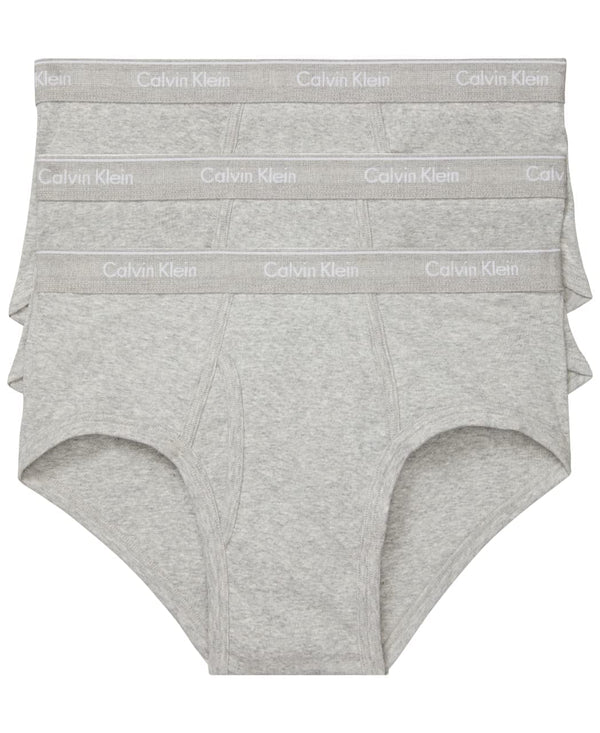 Mens Cotton Classics 3-Pack Brief, Grey Heather