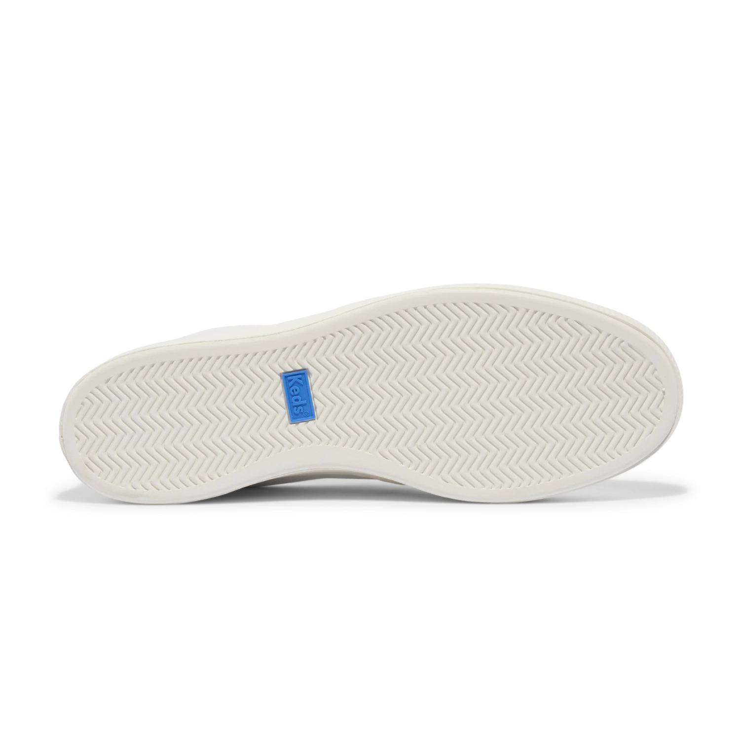 Keds Women's Pursuit Leather Slip-On Sneaker - Egret/Champagne - Softerra Footbed, Modern Court