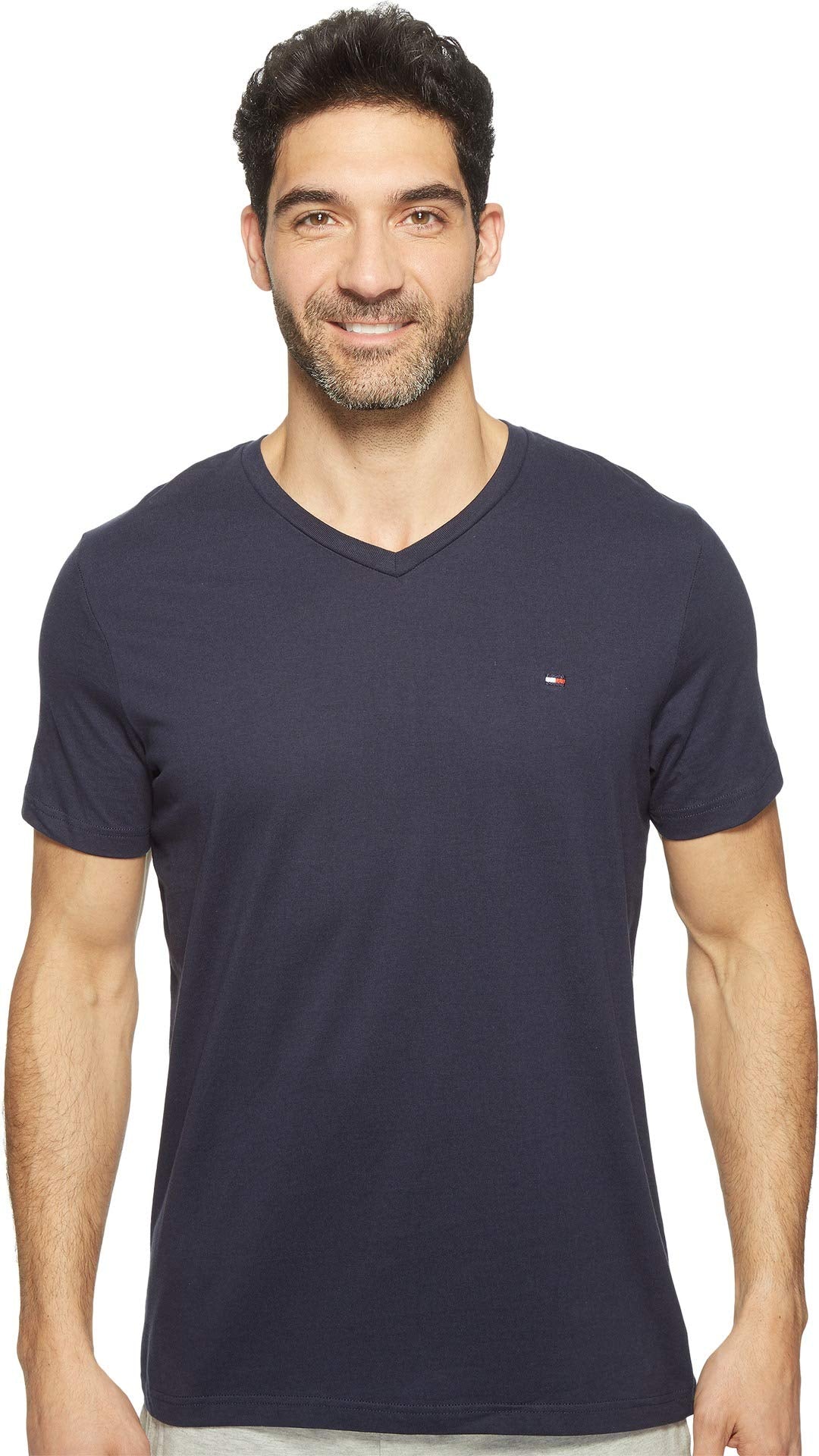 Tommy Hilfiger Men's Short Sleeve V-Neck Undershirt