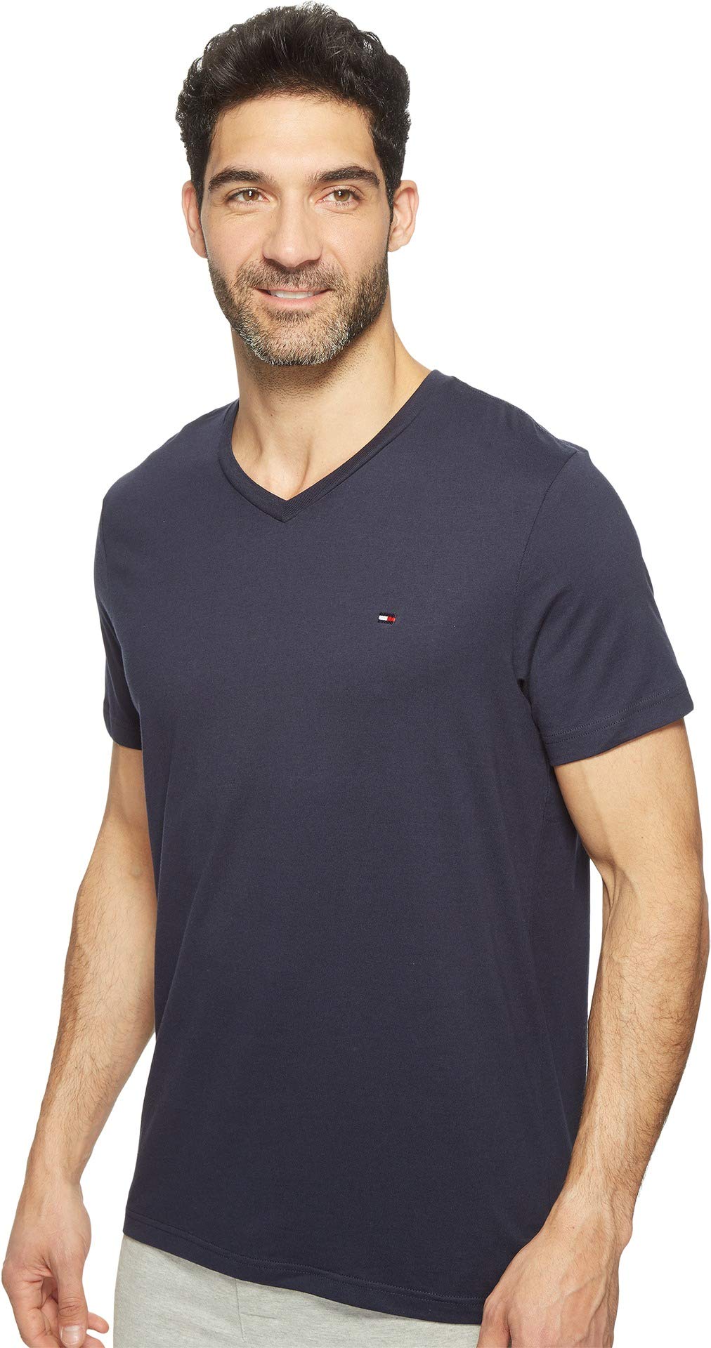 Tommy Hilfiger Men's Short Sleeve V-Neck Undershirt