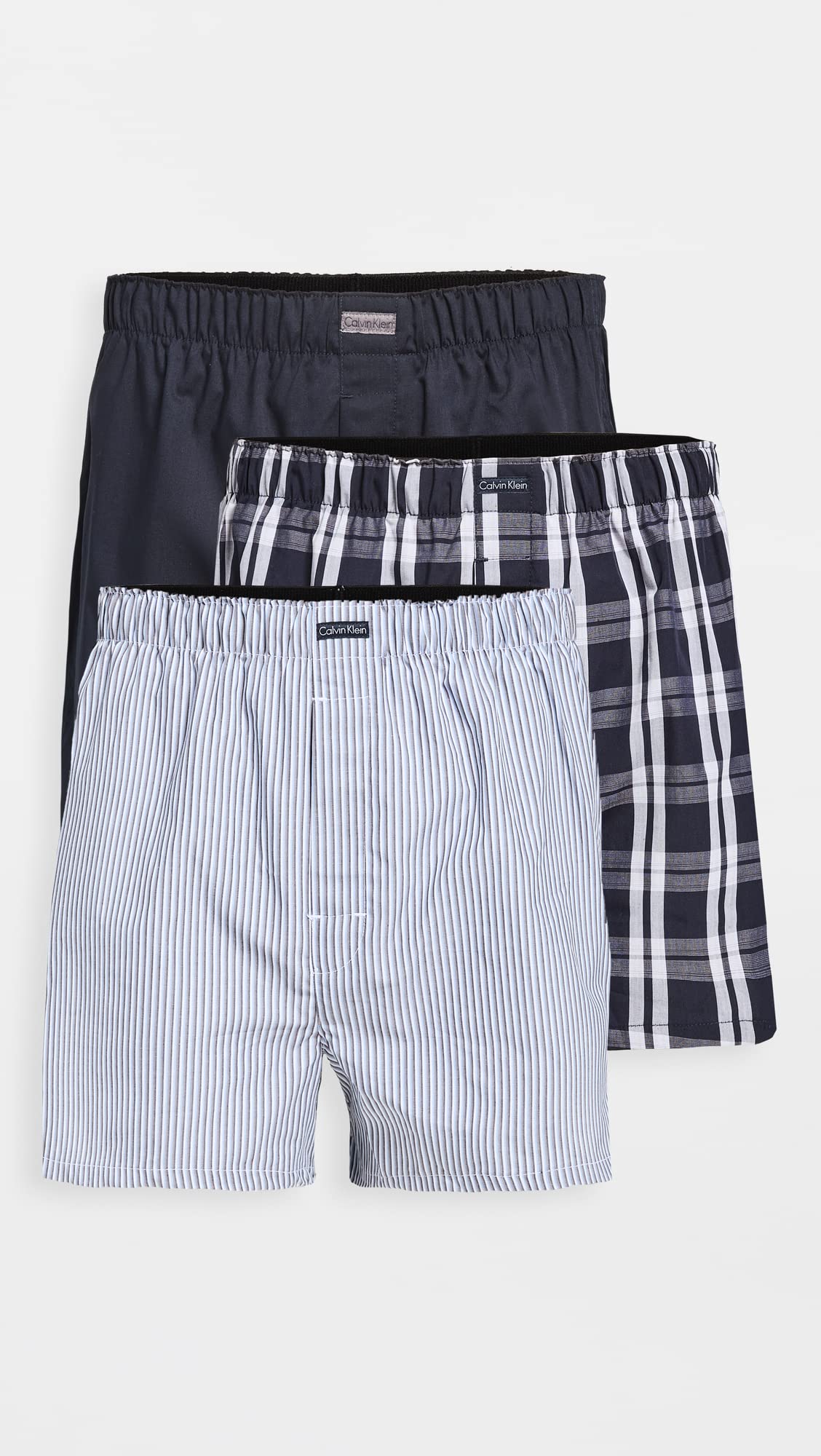 Calvin Klein Men's Woven Boxer 3-Pack