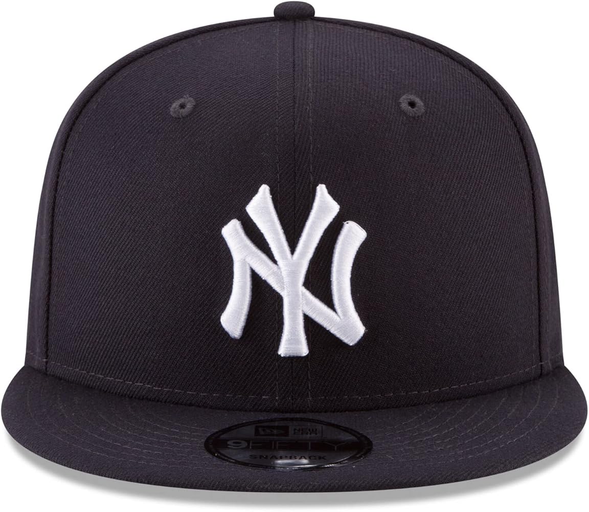 New Era Unisex New York Yankees Basic Black and White 9FIFTY