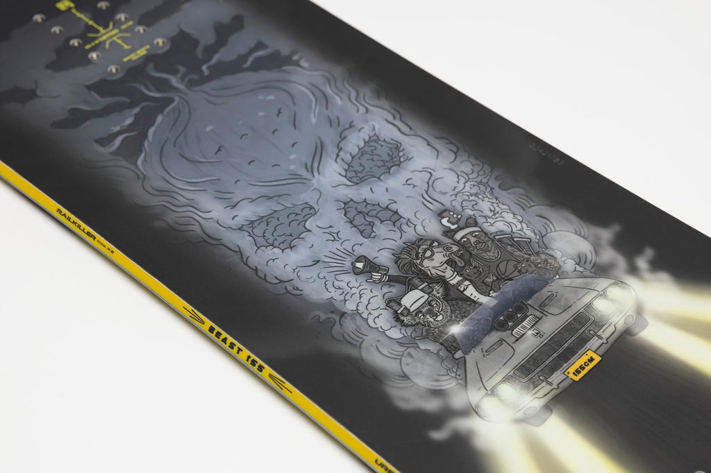 Nitro Beast Snowboard - Freestyle Park Board, PowerCore 2, Sintered Speed Formula II Base