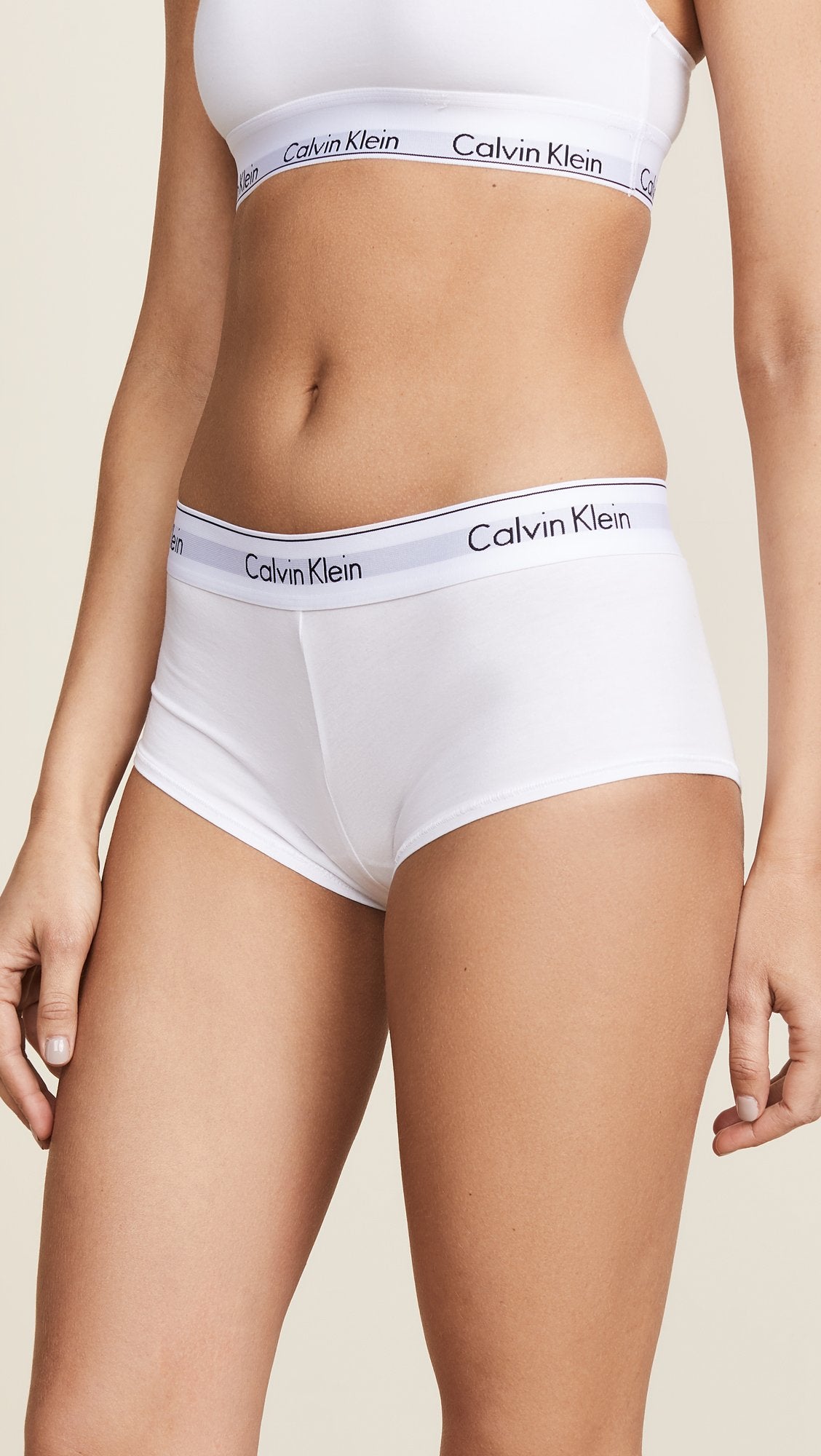 Calvin Klein Women's Cotton Boyshort Panty