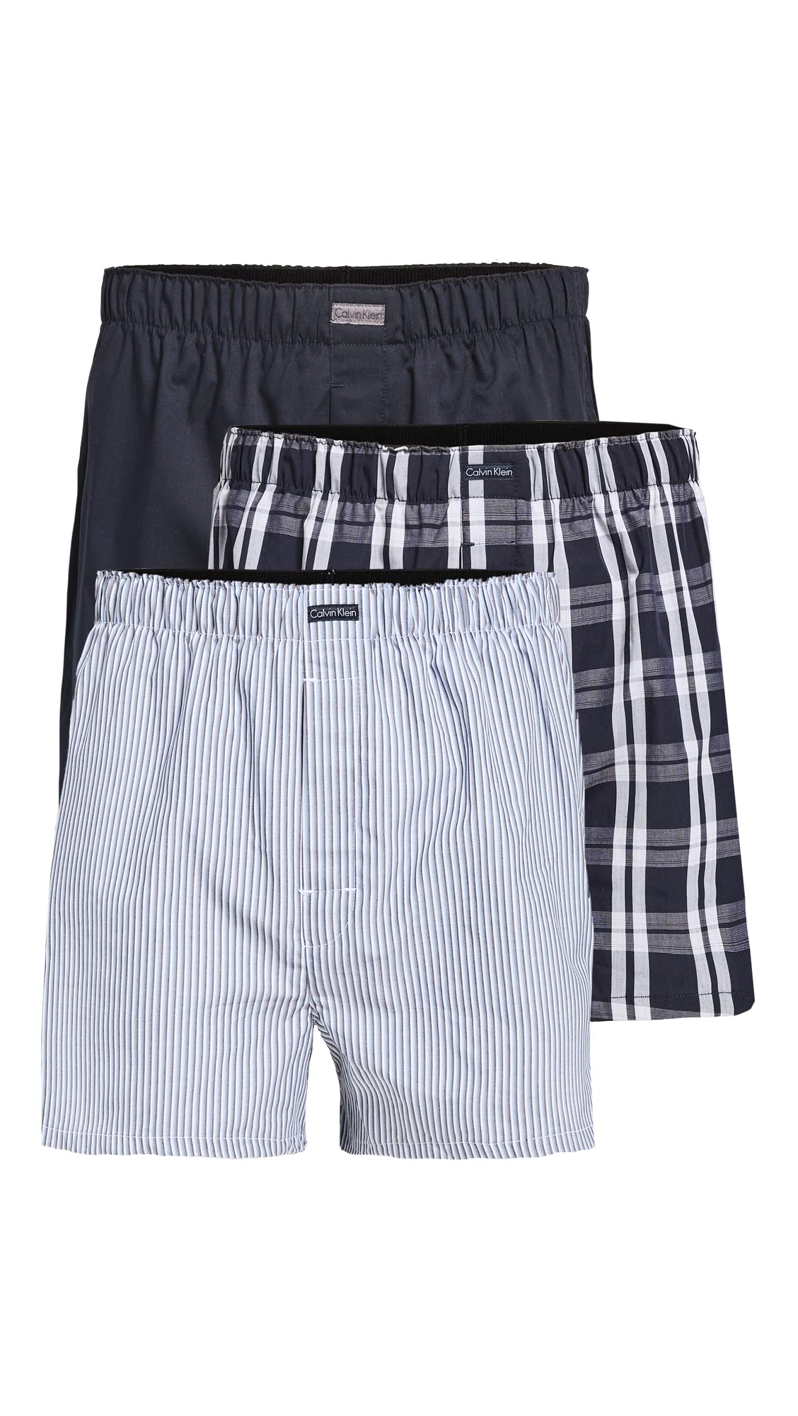 Calvin Klein Men's Woven Boxer 3-Pack