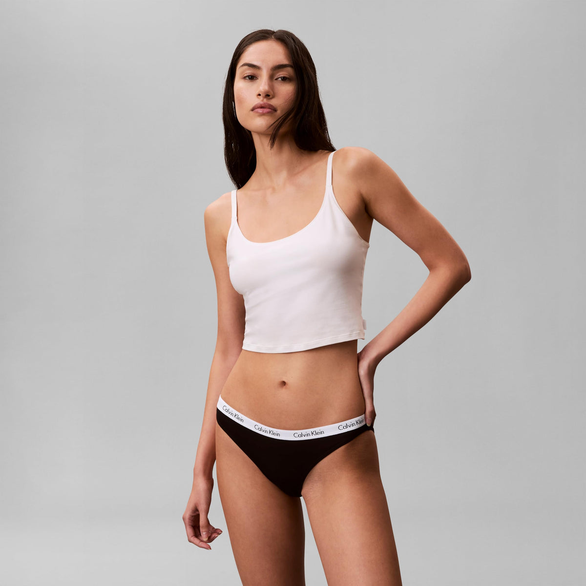 Calvin Klein Women's Carousel Logo Cotton Stretch Bikini Panty 3-Pack
