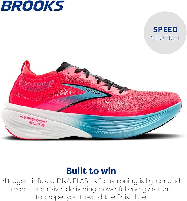 Brooks Unisex Hyperion Elite 4 Neutral Running Shoe for Men & Women
