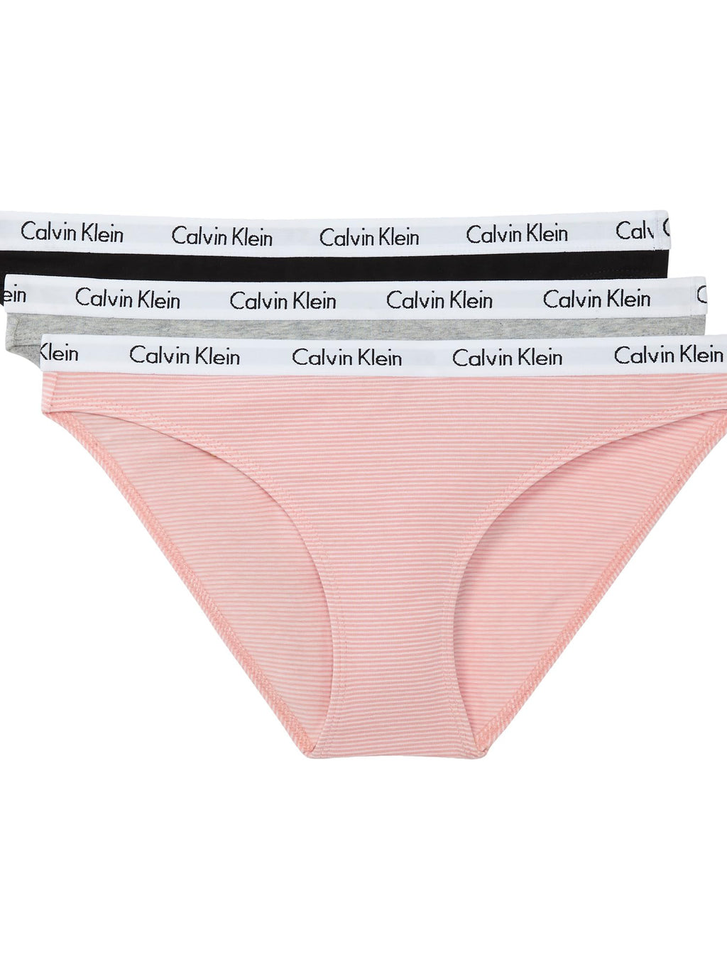 Calvin Klein Women's Carousel Logo Cotton Stretch Bikini Panty 3-Pack