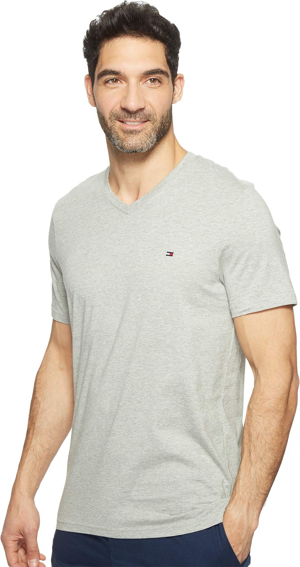 Tommy Hilfiger Men's Short Sleeve V-Neck Undershirt