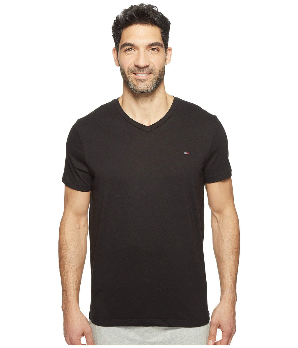 Tommy Hilfiger Men's Short Sleeve V-Neck Undershirt