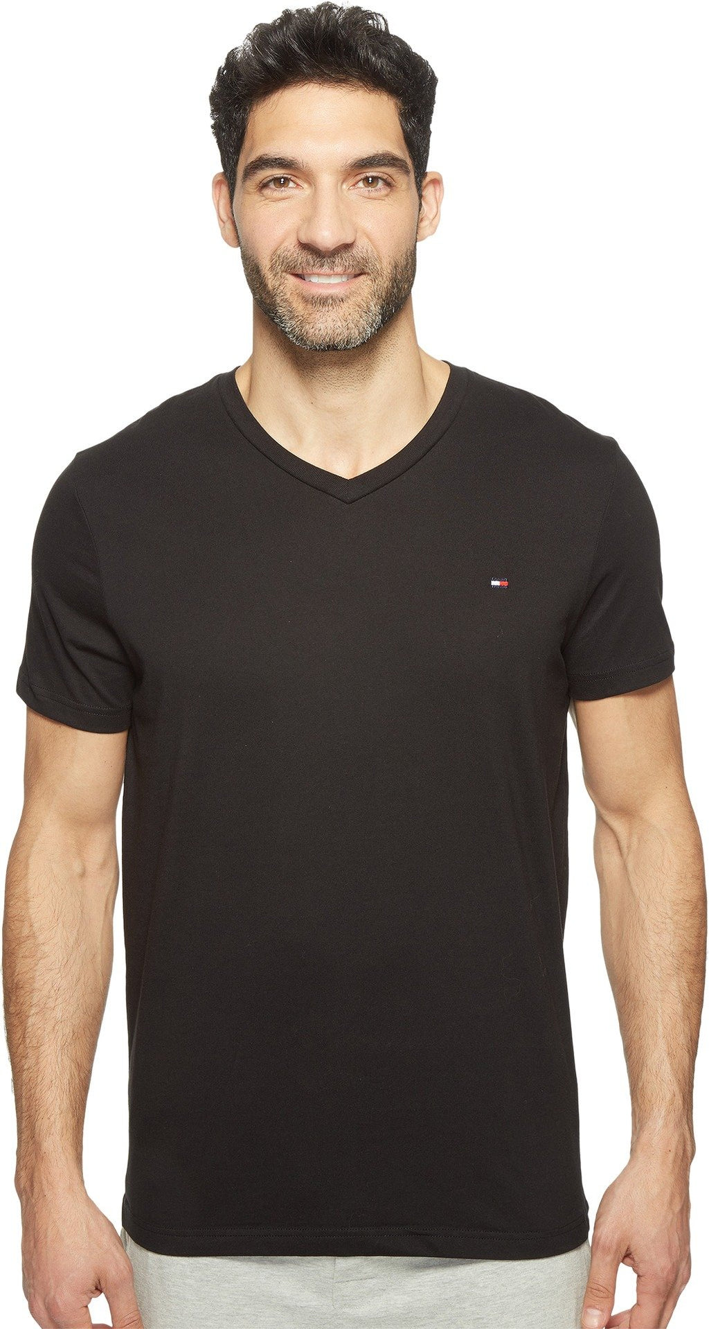 Tommy Hilfiger Men's Short Sleeve V-Neck Undershirt