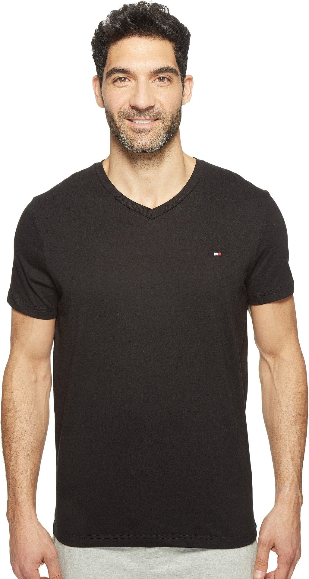 Tommy Hilfiger Men's Short Sleeve V-Neck Undershirt