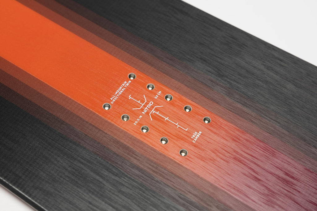 Nitro Snowboards Men's Team Board '25, Freestyle/Freerideboard, Directional Twin, True Camber, All-Terrain