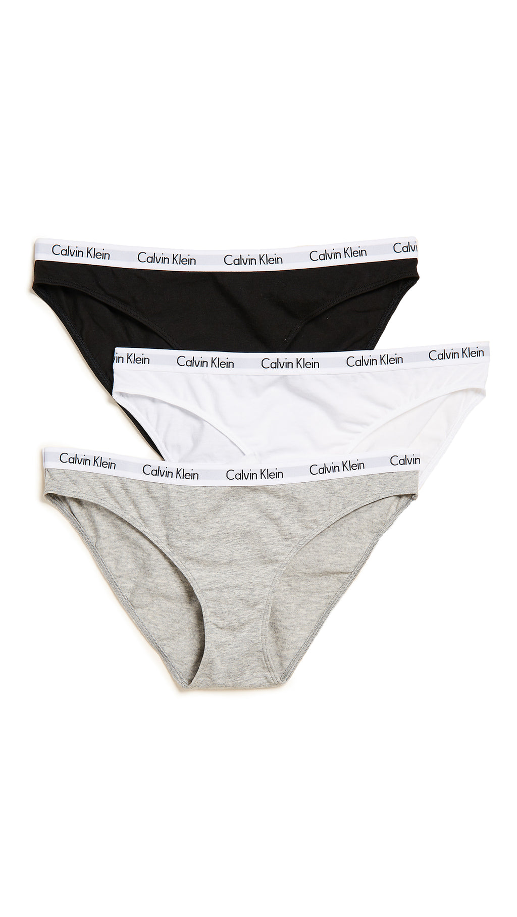 Calvin Klein Women's Carousel Logo Cotton Stretch Bikini Panty 3-Pack
