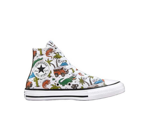 Kids Chuck Taylor All Star Desert Explorer, White/Engine Smoke/Green