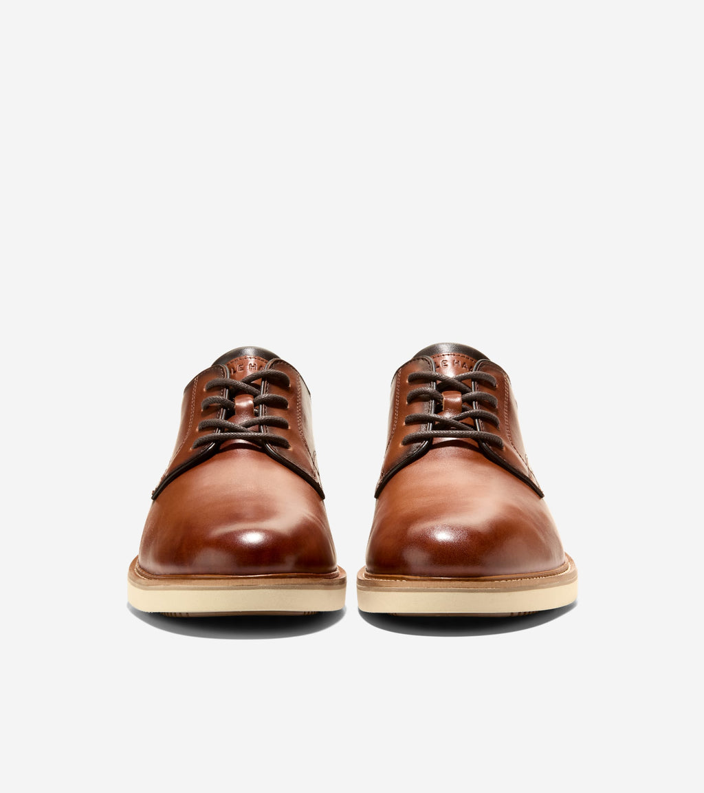 Cole Haan Mens American Classics Montrose Plain Toe Ox, British Tan / Angora